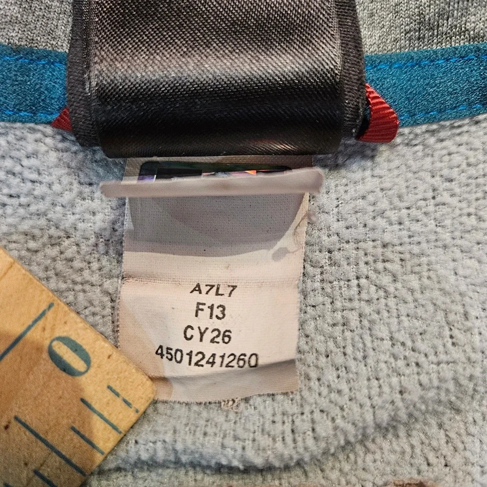 North Face Pullover Gray Lg Quarter Zip Pullover Gorpcore Utility Hiking Outdoor